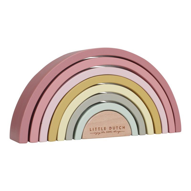 Lesena mavrica Little Dutch, Pink regenboog pink 1
