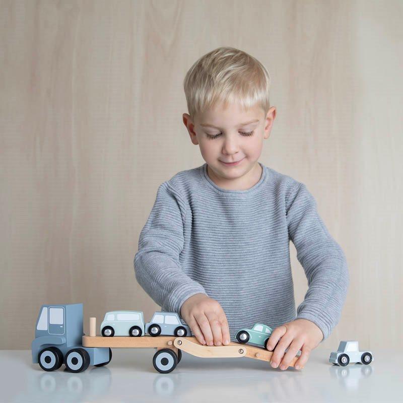 little dutch transport truck blue blue lesen tovornjak 4