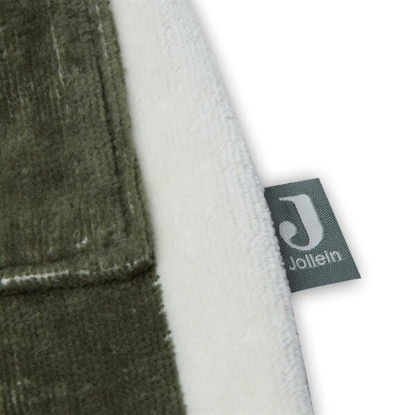 Kopalni plašč Stripe Terry Leaf Green - Image 7