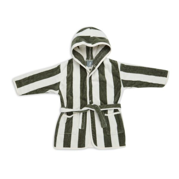 Kopalni plašč Stripe Terry Leaf Green