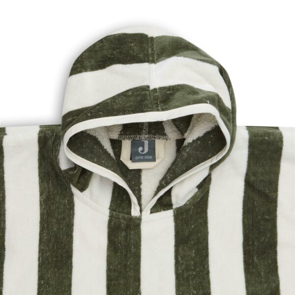 Kopalni pončo Stripe Terry Leaf Green - Image 6