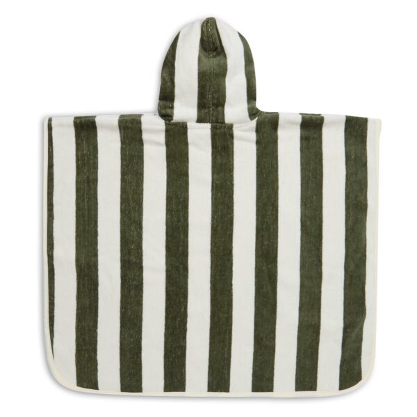Kopalni pončo Stripe Terry Leaf Green - Image 5