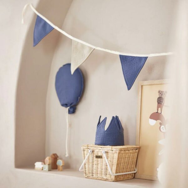 Balon iz blaga Jeans Blue, 25 x 50 cm - Image 2