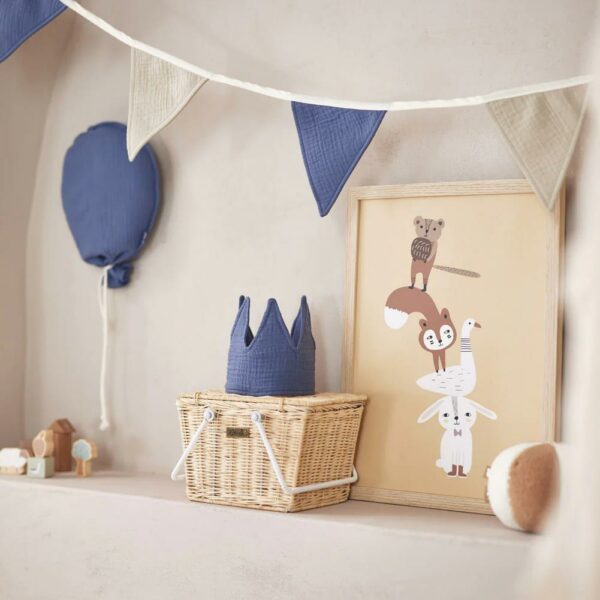 Balon iz blaga Jeans Blue, 25 x 50 cm - Image 7
