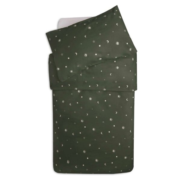 Otroška posteljnina 100 x 135/140 cm Stargaze Leaf Green