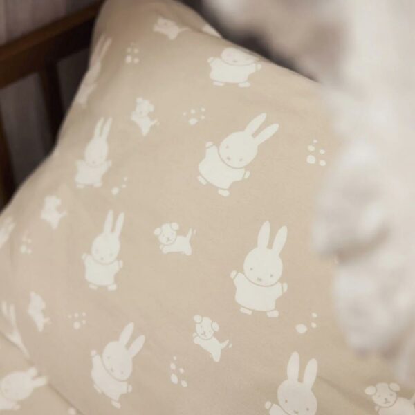 Otroška posteljnina 100 x 140 cm Miffy & Snuffy Nougat - Image 3