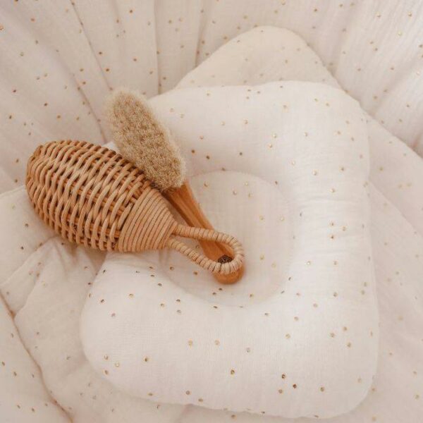 Tekstil za Moses košaro Golden Dots Snow - Image 11