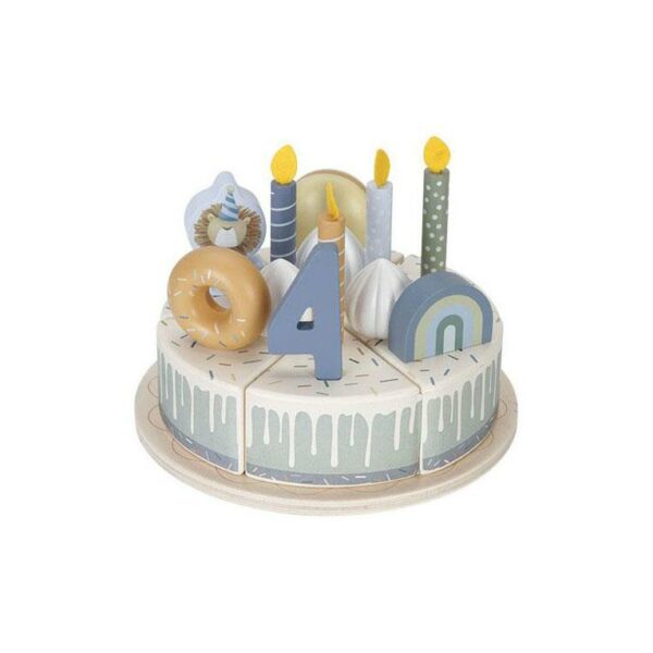 Lesena rojstnodnevna torta Blue