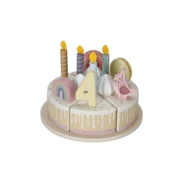 Lesena rojstnodnevna torta Pink
