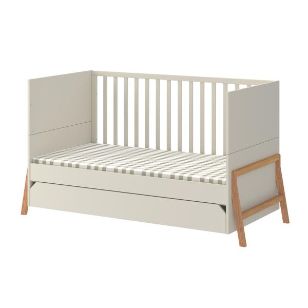 Postelja / Otroška posteljica s predalom Isabella Beige 70x140 cm - Image 5