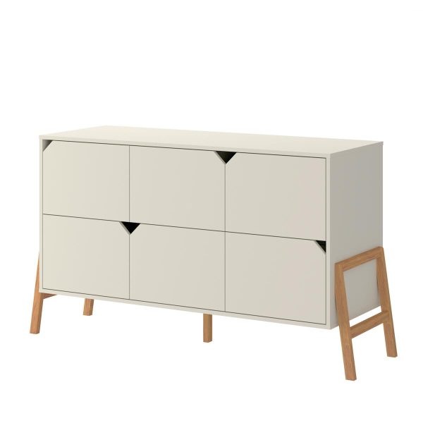 Predalnik / Previjalna miza s šestimi predali Isabella Beige - Image 2