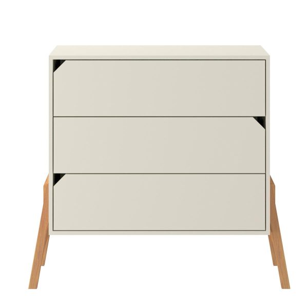 Predalnik / Previjalna miza s tremi predali Isabella Beige - Image 3